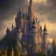 Placeholder: A castle, highly detailed, in clouds, high resolution, victorian era