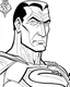 Placeholder: superman coloring page