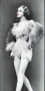 Placeholder: Ziegfeld Girl on jeans walking