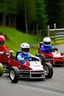 Placeholder: gokart with very small people