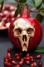 Placeholder: Half a pomegranate.From red head skulls