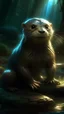 Placeholder: create a creature he is part-man, part-otter, with gleaming skin that reflects the moonlight and eyes that shine with an eerie glow. It silently wanders the woods, luring lost travelers to the riverbanks, where it seizes them in its claws and whisks them away to a mysterious fate.