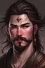 Placeholder: fantasy male face with a bit of bard