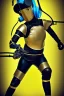 Placeholder: Bronze color, Yellow, Black Cyan photograph Cyber-punk, full-mask, AKG-style big headphones, golden rings & disc, fencing mask. Archer. Asa Akira, lightly armored, electronic circuits. Guns, 3D-Escher tiling, background. Thick tights, thick calves, bend fell, wide hip, flat belly. Ancient artifact attached. Perfect body. Daft Punk, Tron Movie. Matrix movie clothes, Silver leather area, tippet, latex. Wicked sneakers. 1990's, old telephone microphone. Surreal. Minimal fashion Future