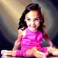 Placeholder: Gal gadot toddler, full body, dramatic lighting, hyper realistic