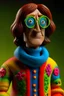 Placeholder: a figurine of a person wearing a sweater, john lennon, inspired by Ron English, made out of wool, high detail iconic character, john lennon, inspired by Wes Wilson, made of wool, toy art, 1968 psychedelic, claymation character, aardman, detailed portrait shot, as a claymation character, insanely super detailed, 3d, 8k, cinematic, complex details