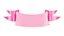 Placeholder: pink ribbon graphic element, add canvas texture and lighting, photographic realism