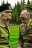 Placeholder: 4k full détails. Photo. Vladimir Poutine laughing with Adolf hitler in ukraine