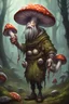 Placeholder: mushshroom spores infected human druid