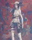 Placeholder: cyber gunslinger by james jean