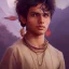 Placeholder:  Indian mystical boy , cute, beautiful, cinematic, 8k, resolution concept art portrait by Greg Rutkowski, Artgerm, WLOP, Alphonse Mucha dynamic lighting hyperdetailed intricately detailed