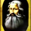 Placeholder: Retrato de un hombre con barba y canas llamado Salvador Santiago Mozos con el estilo de Leonardo da Vinci