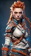 Placeholder: hot aloy, game horizon, 3d,