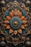 Placeholder: 3D rendering of Expressively detailed and intricate of a hyperrealistic “lotus”: symmetric, front view, colorful paint, tribalism, steampunk, shamanism, cosmic fractals, dystopian, octane render, volumetric lighting, 8k post-production, detailled metalic objects, dendritic, artstation: award-winning: professional portrait: atmospheric: commanding: fantastical: clarity: 16k: ultra quality: striking: brilliance: stunning colors: amazing