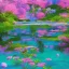 Placeholder: enchanted forest, blue lake,delicate flowers, pink tree, Swrosvsky crystals, cascades, full of details, smooth, bright sunshine，soft light atmosphere, light effect，vaporwave colorful, fantasy art, smooth, extremely sharp detail, finely tuned detail, ultra high definition, 8 k, unreal engine 5, ultra sharp focus