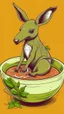 Placeholder: Japanese Kangaroo Soup Australian 80's Manga Style.