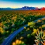 Placeholder: Saguaro National Park, Arizona,aerial view,extremely detailed digital painting, high resolution,8k, realistic, beautiful, volumetric lighting, mystical colors ,perfectly centered image, perfect composition, rim light, beautiful lighting,masterpiece, stunning scene, raytracing, anatomically correct, in the style Van Gogh and robert e howard and Ken Kelley and Ohrai Noriyoshi and Simon Bisley and tomzj1.