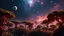 Placeholder: A cosmic garden where planets grow like fruit on trees, with glowing nebulae and distant galaxies as the backdrop. Beautiful award-winning colour photograph, balanced delightful composition, perfect lighting, superb detail, 16k render