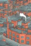 Placeholder: Polluted city and factory gas emissions