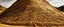 Placeholder: A brown mountain covered in sand designed in Mehndi design painted by Frank Lloyd Wright
