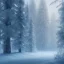 Placeholder: ice, blue, forest, snow, beautiful, mountain, masterpiece, expert, 8K, hyperrealism, sharp focus, cinematic lighting