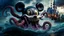 Placeholder: kraken octopus mickey mouse hybrid, photorealism, horror, evil, hungry, high resolution, attacking the happiest place on earth