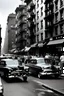 Placeholder: New york in the 50's in black and white