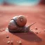 Placeholder: elongated gremlin female snail like witch on the red sand beach ,bokeh like f/0.8, tilt-shift lens 8k, high detail, smooth render, down-light, unreal engine