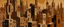 Placeholder: A brown Moroccan like city with innovative buildings painted by Clyfford Still