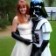 Placeholder: lovely lady with darth vader