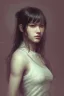 Placeholder: a female portrait, upclose, clear, majestic, flow, illustration, concept art, by Greg Rutkowski, Sung Choi, Mitchell Mohrhauser, Maciej Kuciara, Johnson Ting, WLOP