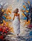 Placeholder: romantic-impressionism expressionist style oil painting,-impressionist impasto acrylic painting, thick layers of silver textured paint,ultra reality,bright colors,8k,thick white paint,silver and white,