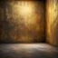 Placeholder: Hyper Realistic grungy-glowing-golden-blocked-fancy-wall textured room