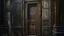 Placeholder: A detailed oil painting in the style of Baroque with intricate textures and deep shadows, An unlocked door appeared in the alley of whispers, adding a sense of mystery and intrigue to the scene, subtly hinting at the unknown secrets that lie behind it