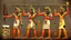 Placeholder: Ancient Egyptian soldiers tying large bags