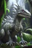 Placeholder: Dinosaur dragon alien , 3d 4k octane render, lifelike, photorealistic, artstation, illustration, smooth, sharp focus, ornate, intricate, complex, highly detailed, digital painting, smooth, art by tom bagshaw, akihiko yosh