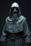 Placeholder: russian monk for a horror , 3d model for a videogame, template