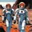 Placeholder: spatio-temporal agents in spacesuits: man and redhead woman [illustration by Jean-Claude Mézières (1967]) Valérian and Laureline, navigate the ever-shifting landscapes of time and space with a grace born of experience and a resolve tempered by duty. Armed with advanced technology and unwavering determination, they traverse the corridors of time, unraveling the mysteries of the past and safeguarding the sanctity of the future. Together, they traverse the boundless expanse of time and space, confr
