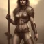 Placeholder: illustration dnd icelandic female bodybuilder barbarian by adrian smith ted nasmith