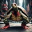 Placeholder: Fhoto full body, reality, Raw, animal turtle costum spiderman, digital art, with text "addie", intricate details, powerful composition, captivating, , trending on artstation, sharp focus, studio photo, intricate details, highly detailed, by addie_digi