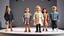 Placeholder: a luxury fashion show of 3-5 old years children showing modern clothing