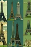 Placeholder: Include illustrations of iconic structures such as the Eiffel Tower,These landmarks are recognized worldwide and offer a sense of grandeur.