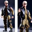 Placeholder: G.i. Joe toy air force bomber jacket doll Joe Biden face sunglasses with boots full body in package 2019, in a box with gun