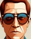 Placeholder: Gustavo Petro Art illustration sunglasses