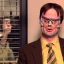 Placeholder: Dwight Shrute, Gas Mask