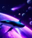 Placeholder: whale, galaxy, planet, purple, blue, stars, best quality, masterpiece, digital art, unreal engine, cinematic lighting, octane render, photo realistic, ambiance