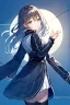 Placeholder: girl, line arts illustration