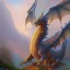 Placeholder: giant dragon by Thomas Kinkade