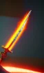 Placeholder: elemental sword of fire with background