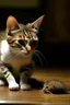Placeholder: A cat and a mouse